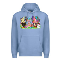 Colony Blue Easter gnomes Easter Day Premium Hoodie - CowGirlArtShop