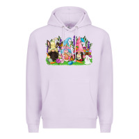 Lilac Easter gnomes Easter Day Premium Hoodie - CowGirlArtShop