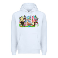 White Easter gnomes Easter Day Premium Hoodie - CowGirlArtShop
