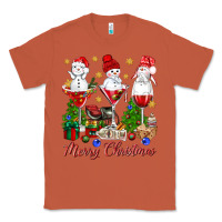 Copper Merry Christmas wine and cocktails Classic Tee - NancyCooperArtShop