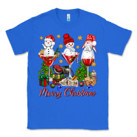 True Royal Merry Christmas wine and cocktails Classic Tee - NancyCooperArtShop