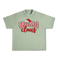 Oil Green Mama Claus Urban Heavy Tee - MaliasSmallBusiness
