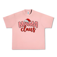 Salmon Mama Claus Urban Heavy Tee - MaliasSmallBusiness