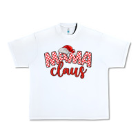 White Mama Claus Urban Heavy Tee - MaliasSmallBusiness