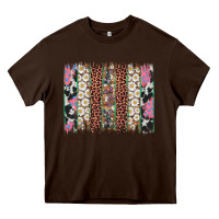 Chocolate Brown easter leopard cowhide bunny brush stroke Heavy Core Tee - Artiststas