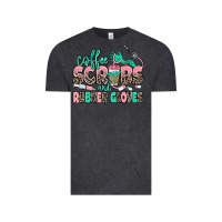 Vintage Black coffee scrubs and rubber gloves Vintage Tee - MaliasSmallBusiness