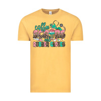 Vintage Mustard coffee scrubs and rubber gloves Vintage Tee - MaliasSmallBusiness