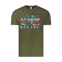 Vintage Olive coffee scrubs and rubber gloves Vintage Tee - MaliasSmallBusiness