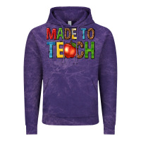 Cloud Purple made to teach Vintage Hoodie - NancyCooperArtShop