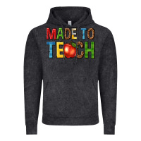 Vintage Black made to teach Vintage Hoodie - NancyCooperArtShop