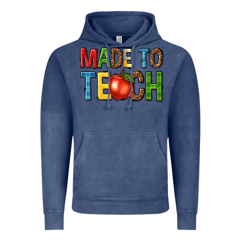 Made To Teach Vintage Hoodie by NancyCooperArtShop | Teevron