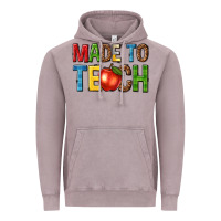 Vintage Zinc made to teach Vintage Hoodie - NancyCooperArtShop