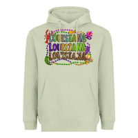 Matcha louisiana louisiana louisiana mardi gras Heavyweight Hoodie - OliviaCreatesArt