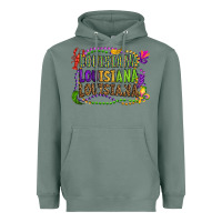 Sage louisiana louisiana louisiana mardi gras Heavyweight Hoodie - OliviaCreatesArt