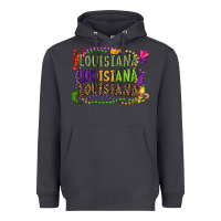 Smoke louisiana louisiana louisiana mardi gras Heavyweight Hoodie - OliviaCreatesArt