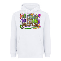 White louisiana louisiana louisiana mardi gras Heavyweight Hoodie - OliviaCreatesArt