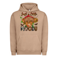 Pigment Burro Just a Little Moody Urban Hoodie - CowhideDigitalArt