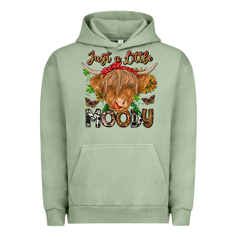 Just A Little Moody Urban Hoodie by CowhideDigitalArt | Teevron
