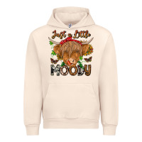 Sandshell Just a Little Moody Urban Hoodie - CowhideDigitalArt