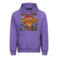 Tulip Just a Little Moody Urban Hoodie - CowhideDigitalArt