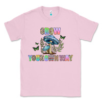 Bubblegum Pink grow your own way Classic Tee - CowhideDigitalArt