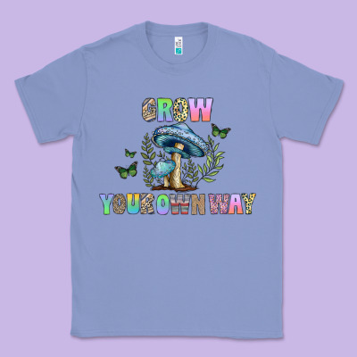 Grow Your Own Way Classic Tee Designed By Cowhidedigitalart
