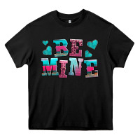 Black be mine western valentine's day no background Heavy Core Tee - AdoDesignShop