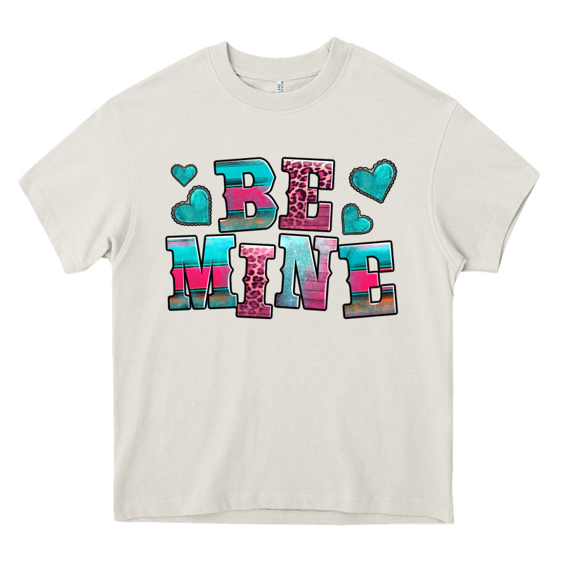 Be Mine Western Valentine's Day No Background Heavy Core Tee by AdoDesignShop | Teevron