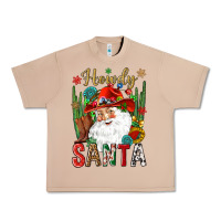 Burro Howdy Santa Urban Heavy Tee - NancyCooperArtShop