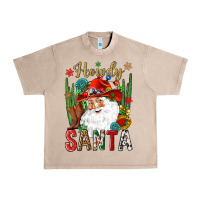 French Oak Howdy Santa Urban Heavy Tee - NancyCooperArtShop