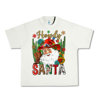 Pistachio Howdy Santa Urban Heavy Tee - NancyCooperArtShop