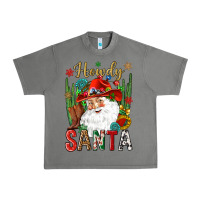 Tornado Howdy Santa Urban Heavy Tee - NancyCooperArtShop