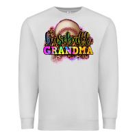 Dove Grey baseball grandma Premium Sweatshirt - OliviaCreatesArt