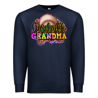 Navy baseball grandma Premium Sweatshirt - OliviaCreatesArt
