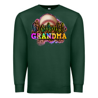 Sports Green baseball grandma Premium Sweatshirt - OliviaCreatesArt