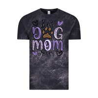 Cloud Black best dog mom ever Vintage Tee - MaliasSmallBusiness