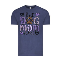 Vintage Denim best dog mom ever Vintage Tee - MaliasSmallBusiness