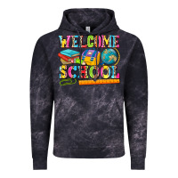 Cloud Black welcome school Vintage Hoodie - NancyCooperArtShop