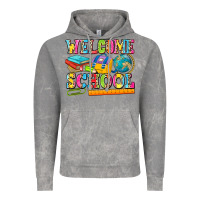 Cloud Rock welcome school Vintage Hoodie - NancyCooperArtShop