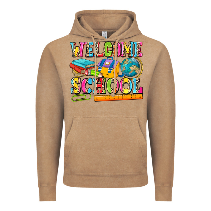 Welcome School Vintage Hoodie by NancyCooperArtShop | Teevron