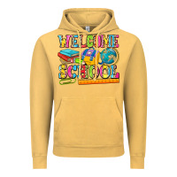 Vintage Mustard welcome school Vintage Hoodie - NancyCooperArtShop