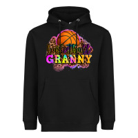 Black basketball granny Heavyweight Hoodie - OliviaCreatesArt