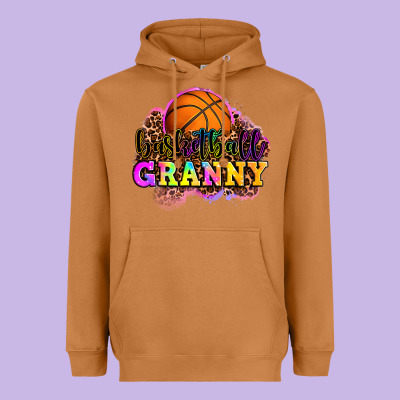 Basketball Granny Heavyweight Hoodie Designed By Oliviacreatesart