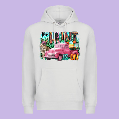 The Hunt Is On Easter Day Premium Hoodie Designed By Cowgirlartshop