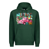 Sports Green The hunt is on Easter Day Premium Hoodie - CowGirlArtShop