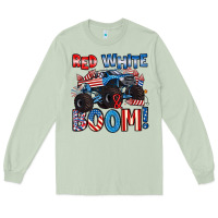 Matcha red white and boom 4th of july Long Sleeve Tee - Artiststas