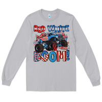Moon Dust red white and boom 4th of july Long Sleeve Tee - Artiststas