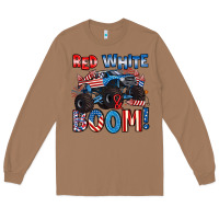 Toasted Coconut red white and boom 4th of july Long Sleeve Tee - Artiststas