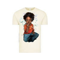 Vintage Arctic afro black boy Vintage Tee - NancyCooperArtShop