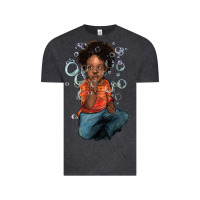 Vintage Black afro black boy Vintage Tee - NancyCooperArtShop